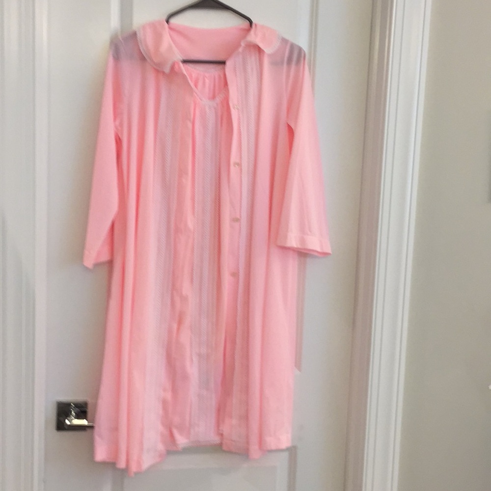 2 pcs sleepwear. Robe and dress